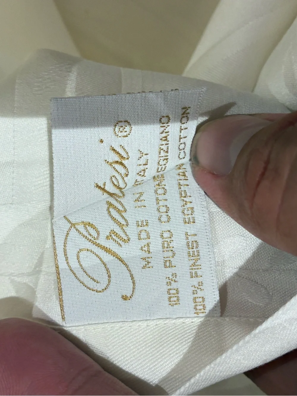 Set of 2 Pratesi Boudoir Shams in Cream